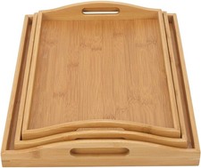 Vencier Bamboo Serving Trays