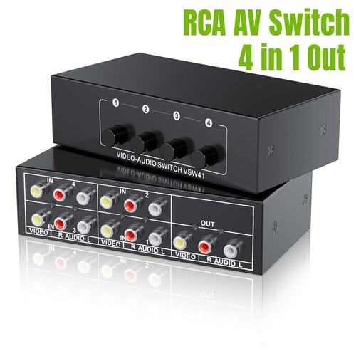 Port selector rca switch - selector,