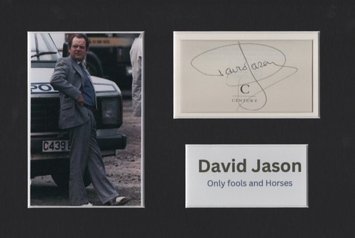 David jason hand signed - david,