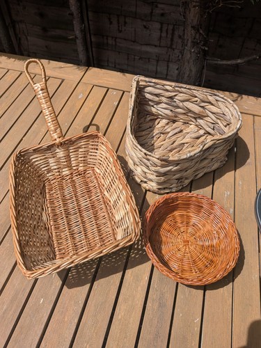 Cottagecore woven basket job - woven,
