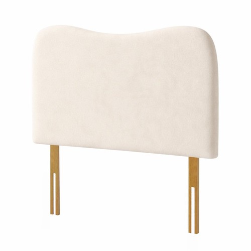 Wave headboard plush - plush, fabric