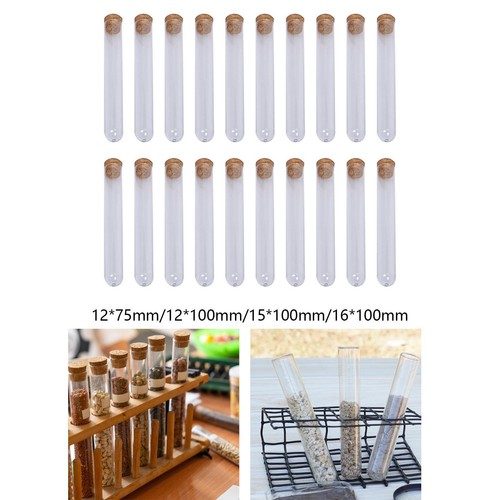 20pcs test tubes with cork - with,