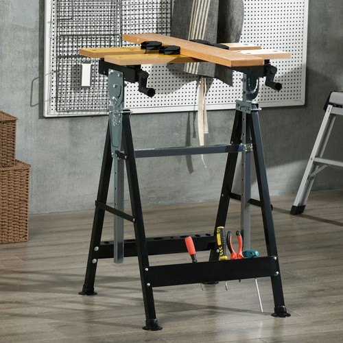 Adjustable workbench sawhorse - workbench,