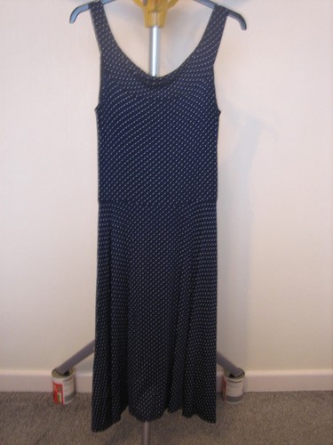 Dress size navy white - dress,