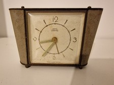 Art Deco Smiths Empire Vintage Travel Clock. Used Working Order