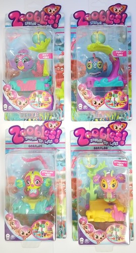 Zoobles coraloo set 4 - zoobles,
