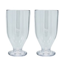 2 x CARAVAN POLYCARBONATE BEER