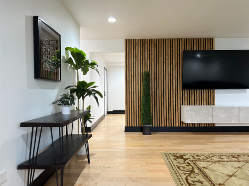 Natural birch engineered wood - natural,