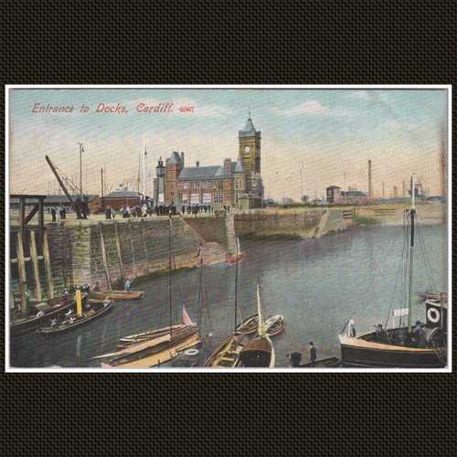 Entrance docks cardiff - entrance, docks,