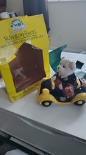 RINGTONS Tea Money Box Vintage Ceramic Collectable Bear Car Boxed 1994