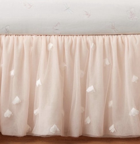 Pottery barn cot skirt - pottery,
