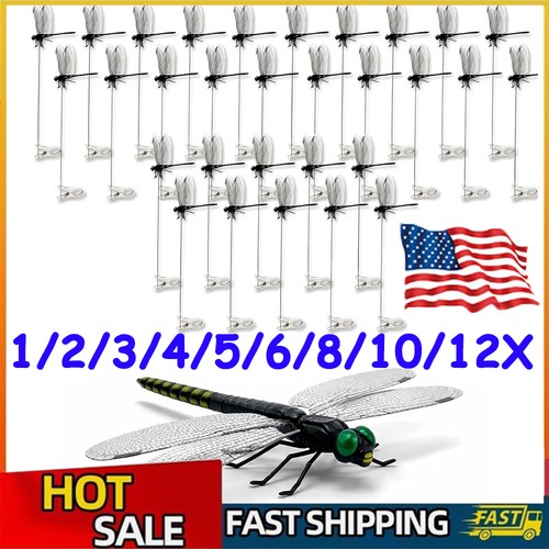 12pcs fake dragonfly rod - fake,