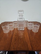 7 Piece Whiskey Decanter and