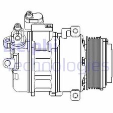 COMPRESSOR AIR CONDITIONING FITS: BMW X5 SAV XDRIVE 30 D/XDRIVE 40 D/3.0 D/3.