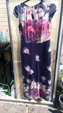 Next Satin Navy Floral