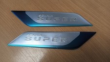 Scania Super Door Badges X 2, Genuine, Used