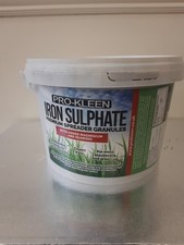 ProKleen Iron Sulphate Premium Spreader Granules Grass Greening Lawn Feed 5KG