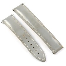 Genuine Omega 98000051 Light Blue Calf Leather Watch Strap 18mm to 16mm Wide