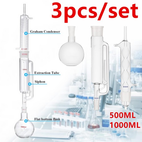 250 1000ml 3pcs soxhlet - 3pcs,
