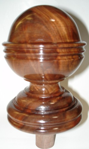 Wood finial unfinished for - wood,