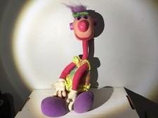 Vintage Ertl 1994 Mrs Jibba Jabba Jibber Jabber  Doll Plush Toy Purple Hair Read