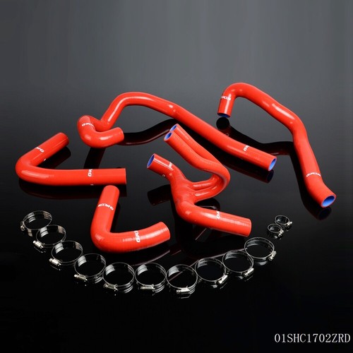 Red silicone radiator - red,