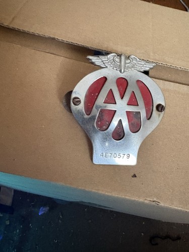 Rare red badge motoring - badge,