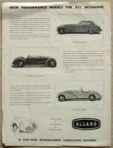 Allard sports car - sports,