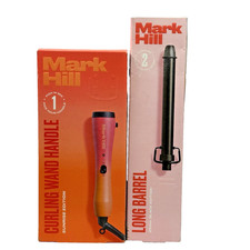 Mark Hill Curling Wand Handle Sunrise Edition & Mark Hill Long Barrel Black Edit