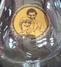 Charles and Diana Wedding Celebration Beer Glass Excellent Condition
