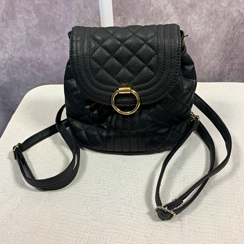 Primark black quilted faux - black,
