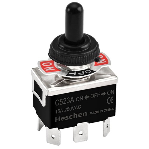 Dpdt toggle switch off on - dpdt,