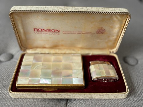 Vintage ronson mother pearl - ronson,