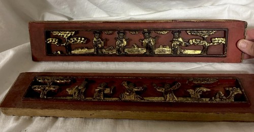 Antique wood panels - 2, chinese