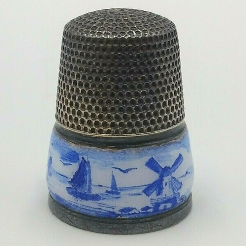 Vtg delft blue dutch enamel - vtg,