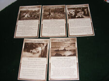 VINTAGE POSTCARD PATIENCE STRONG POETRY POEM "A THOUGHT FOR THE QUIET HOUR" X 5