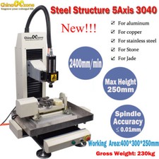 Steel 5axis 2.2KW CNC 3040