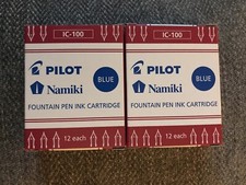 Pilot Namiki IC-100 Fountain Pen Ink Cartridge Pack of 12 And Pack Of 9