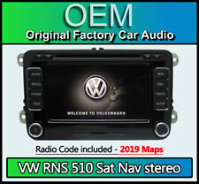 VW RNS 510 sat nav stereo Transporter T5 Navigation CD DVD with code V16 MAPS