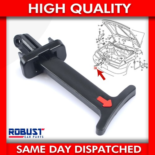 Front bonnet lock latch catch - front,