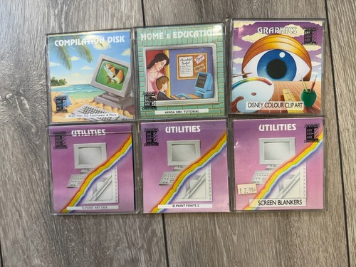 Amiga public domain disks 6 - amiga, x
