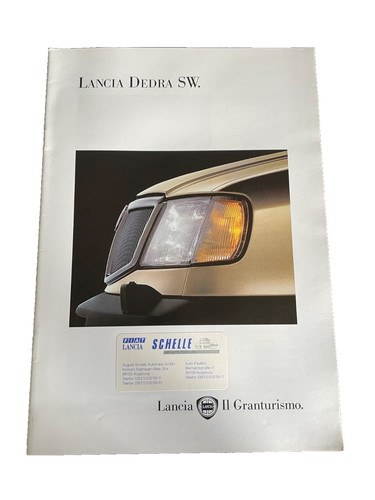 Brochure lancia dedra w - lancia, s.w