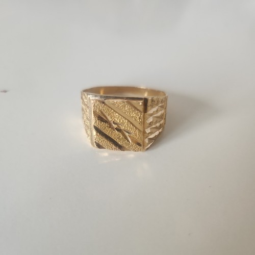 22ct gold ring 81g size - gold,