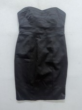Coast Black Satin Strapless