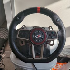  Gaming Steering Wheel with Vibration, Pedals & Gears