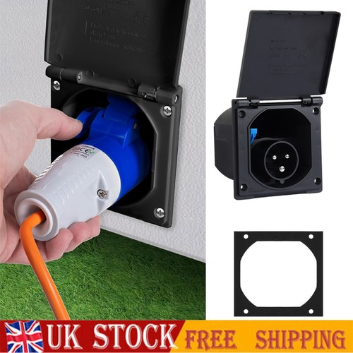 230v mains hook inlet - hook, up