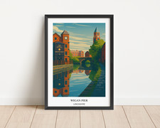 Wigan Pier Lancashire Print UK