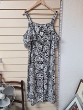 Size 20 Black And White Dress