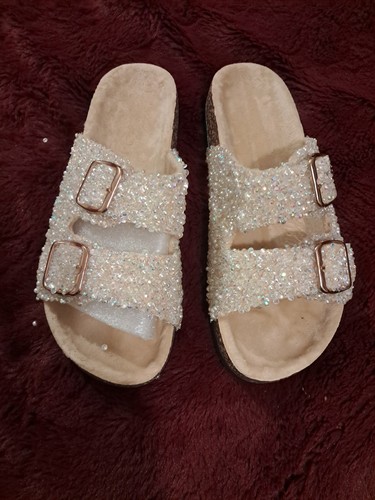 Sparkly mules soft - lining, size