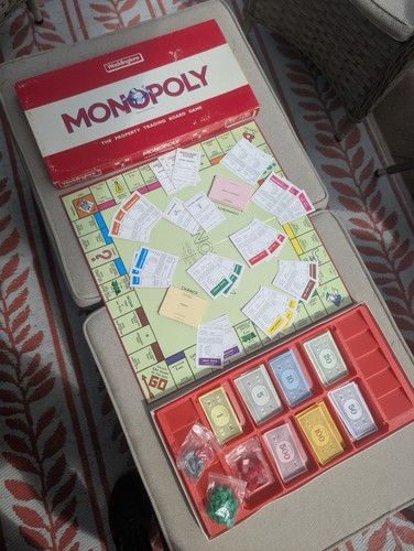 Monopoly board game vintage - game,